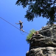 Czechia - Slackline festival - a highline 02