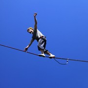 Czechia - Slackline festival - a highline 04