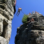 Czechia - Slackline festival - a highline 08