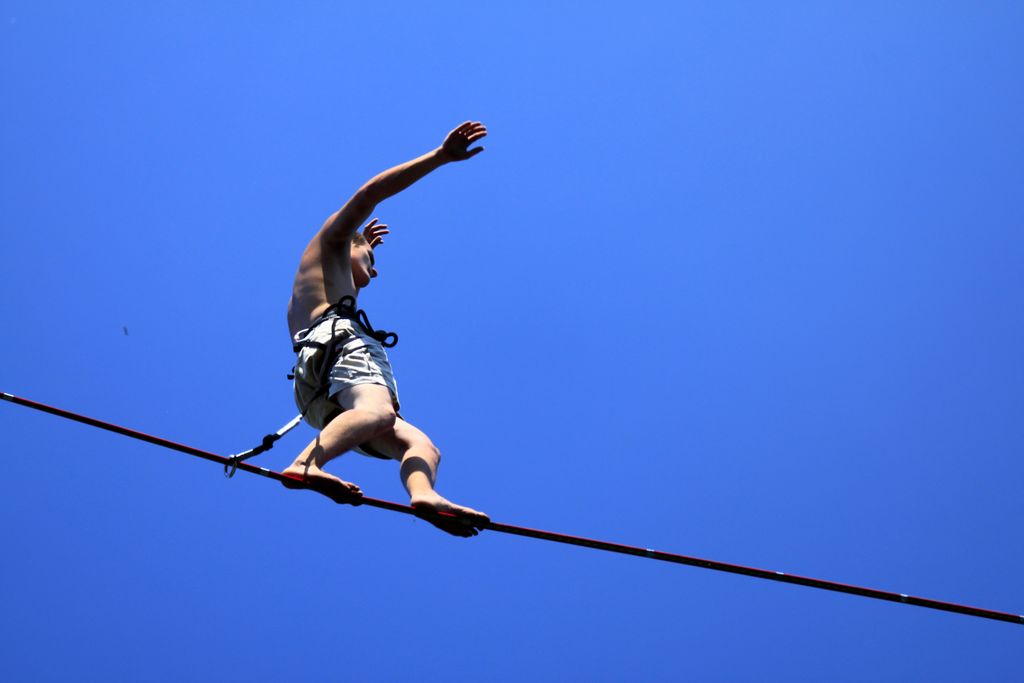 Czechia - Slackline festival - a highline 10