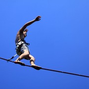 Czechia - Slackline festival - a highline 10