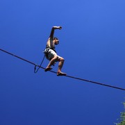 Czechia - Slackline festival - a highline 11