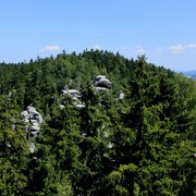 Czechia - Slackline festival - views from old castle ruins 01