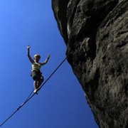 Czechia - Slackline festival - a highline 18