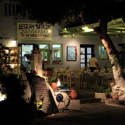 Greece - Kalymnos - night streets of Masouri