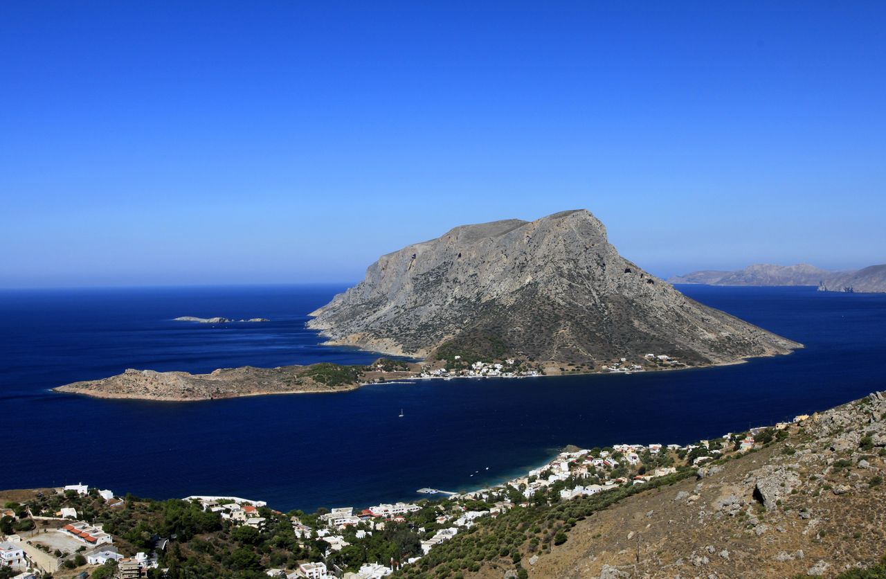 Greece - Telendos island and the Aegan Sea