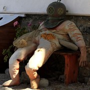 Greece - Kalymnos - sea sponges diver