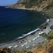 Greece - a beach at Telendos island 01