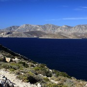 Greece - a view of Kalymnos from Telendos