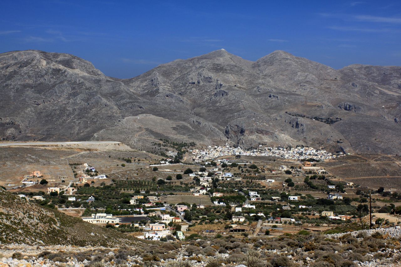 Greece - the highest peak of Kalymnos island