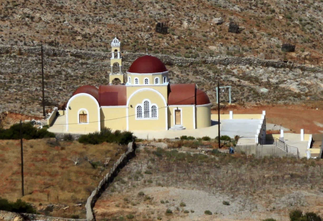 Greece - a church in Kalymnos