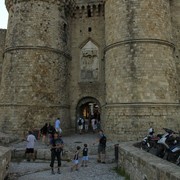 Greece - the old town gate in Rhodes