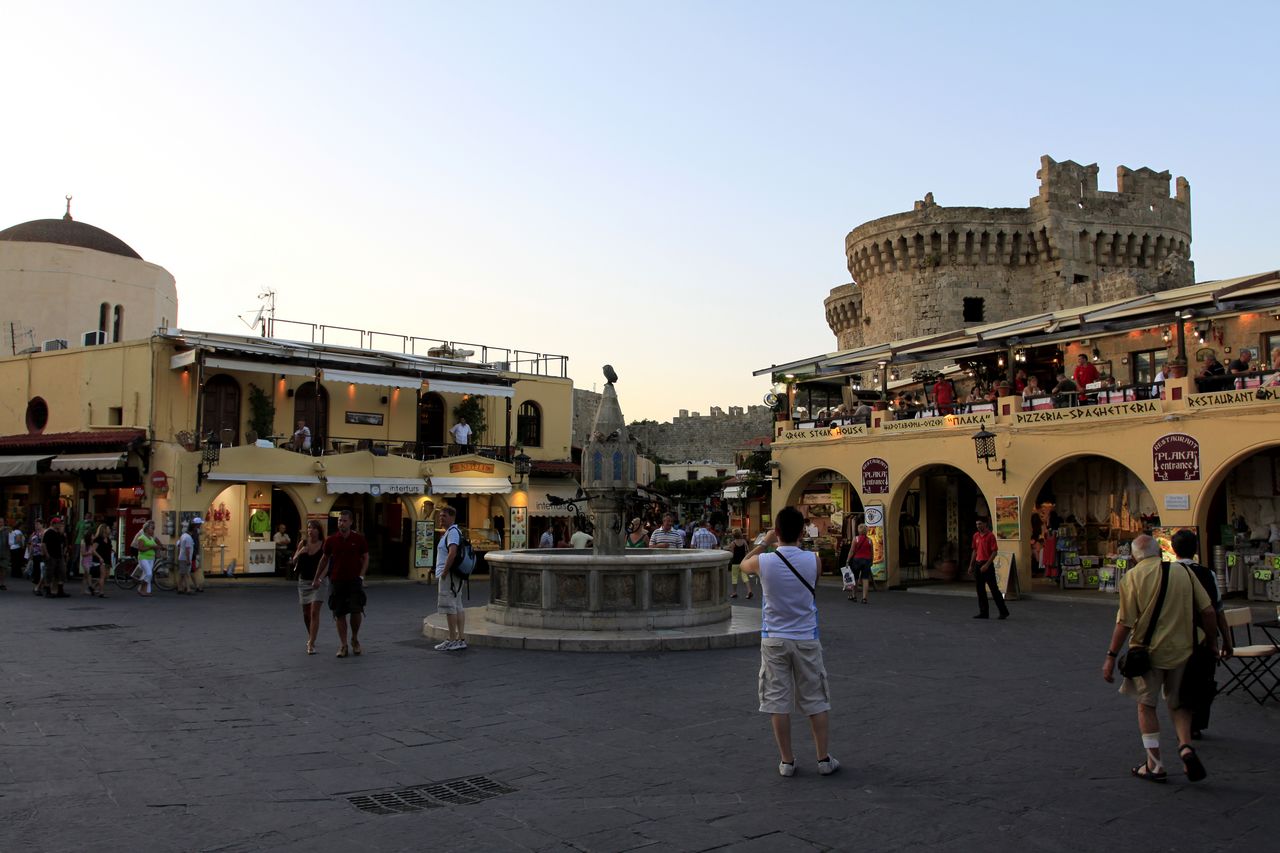 Greece - Rhodes old town square