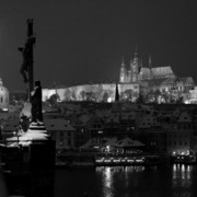 Czechia - Prague Castle from Charles Bridge