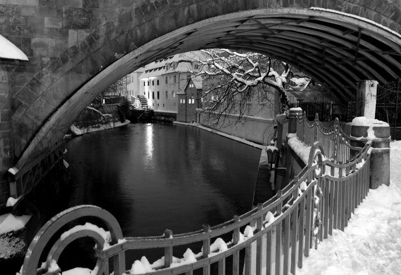 Czechia - Prague - Kampa under Charles Bridge