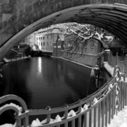 Czechia - Prague - Kampa under Charles Bridge