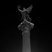 Czechia - Prague - a statue in front of Rudolfinum