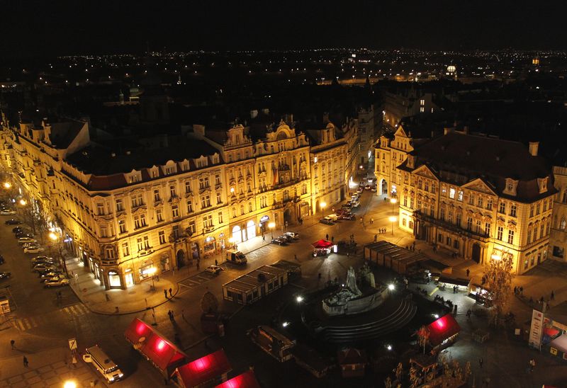 Czechia - Prague - Old Town Square from Old Town Hall Tower