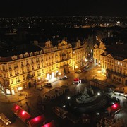 Czechia - Prague - Old Town Square from Old Town Hall Tower