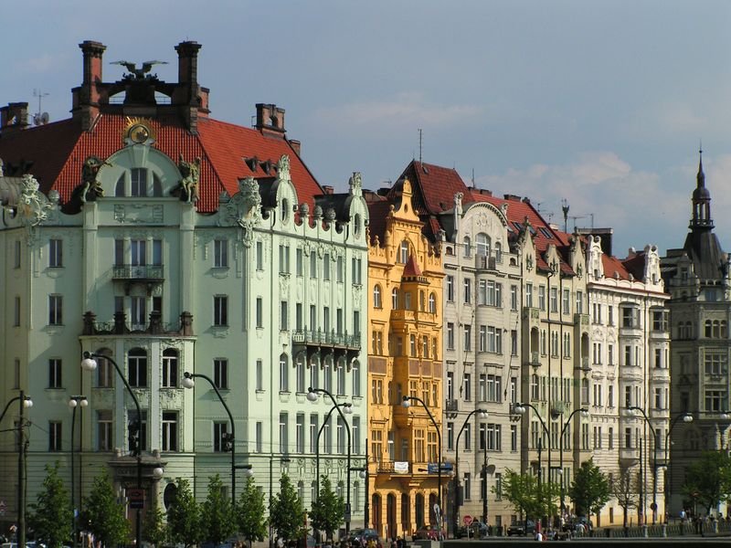 Czechia - Prague - Smetana riverbank