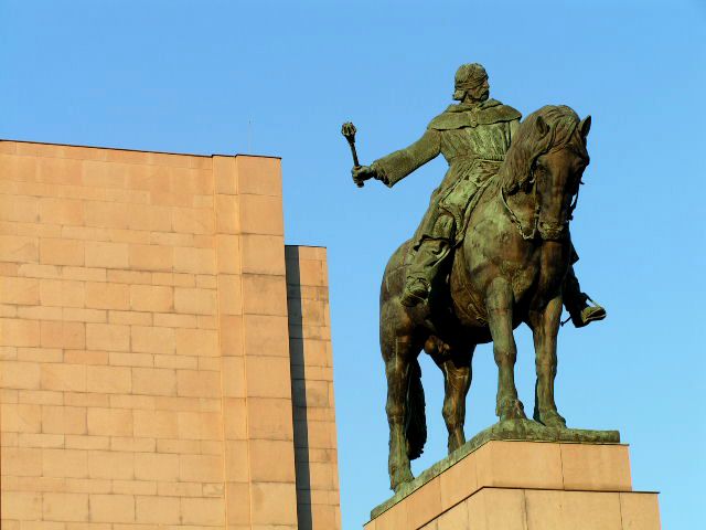 Czechia - Prague - Žižkov statue in Vitkov