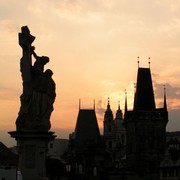 Czechia - Prague - statues on the Charles Bridge