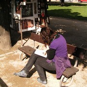 Czechia - Prague - artists stalls