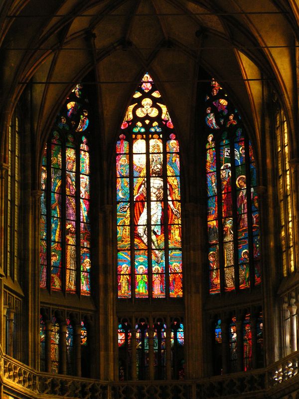 Czechia - Prague Castle area - inside St. Vitus Cathedral