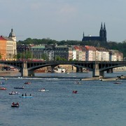 Czechia - Vltava river and Prague castle