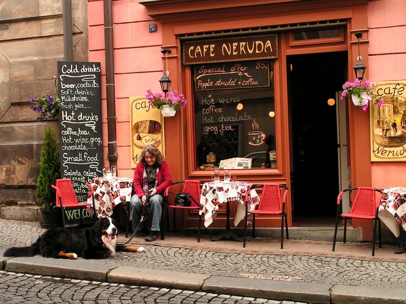 Czechia - Prague - Cafe Neruda