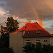 Czechia - a rainbow in Prague