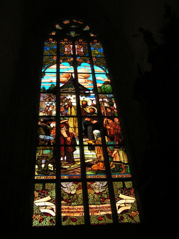 Czechia - Kutná Hora - inside the Church of St.Barbara 02