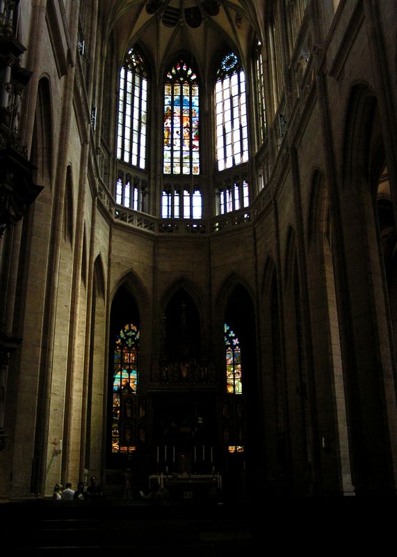 Czechia - Kutná Hora - inside the Church of St.Barbara 11