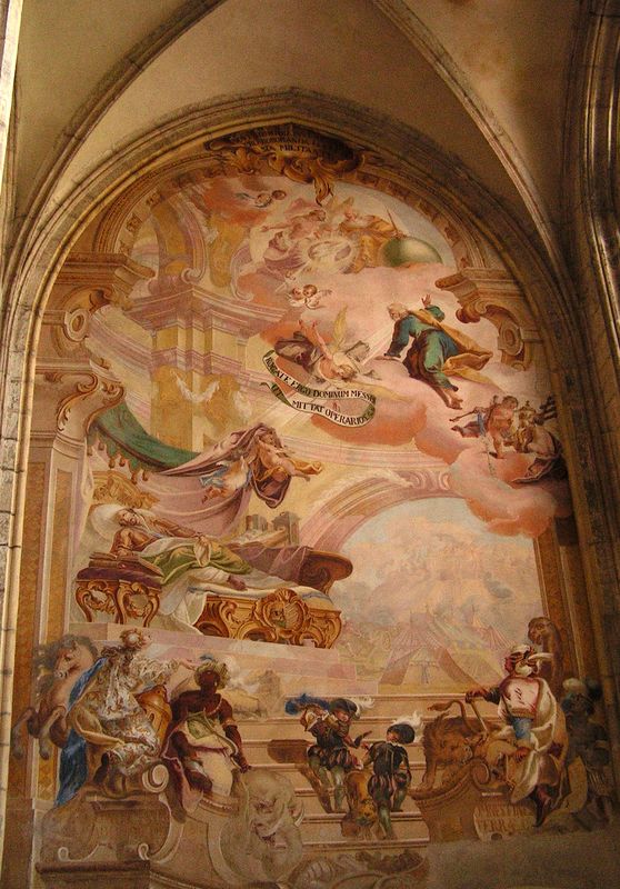 Czechia - Kutná Hora - inside the Church of St.Barbara 13