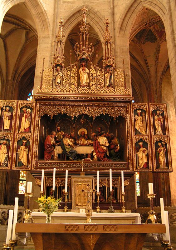 Czechia - Kutná Hora - inside the Church of St.Barbara 14