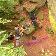 Czechia - rock climbing in Choustnik 02