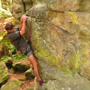 Czechia - rock climbing in Choustnik 03