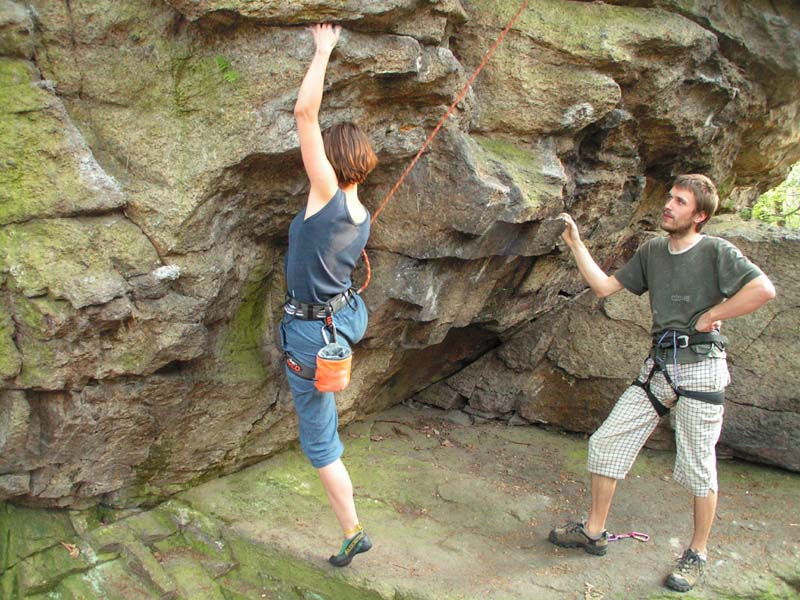 Czechia - rock climbing in Choustnik 07