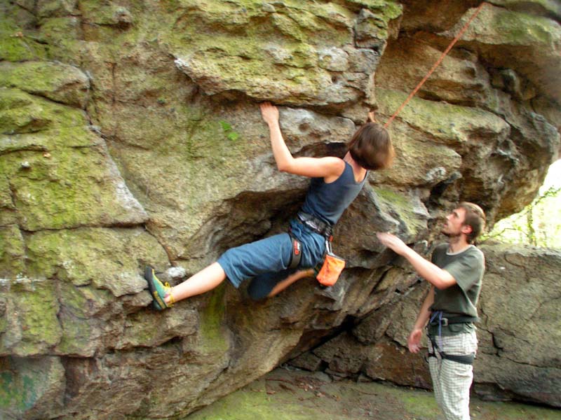 Czechia - rock climbing in Choustnik 09
