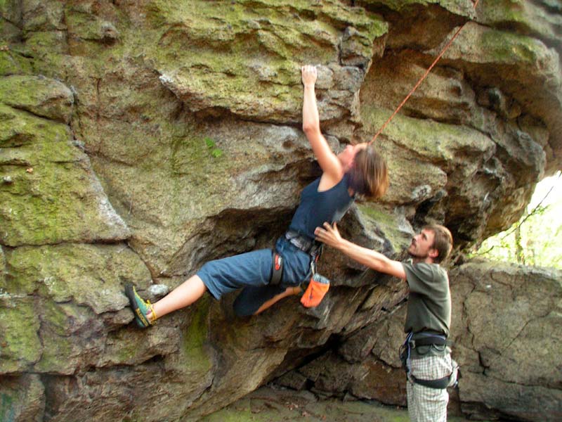 Czechia - rock climbing in Choustnik 10