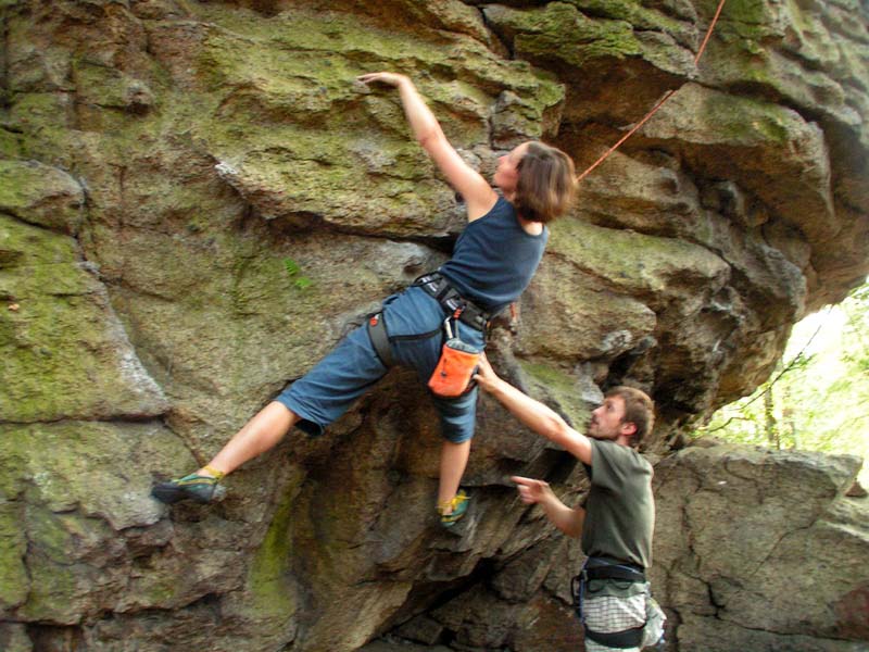 Czechia - rock climbing in Choustnik 11