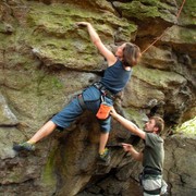 Czechia - rock climbing in Choustnik 11