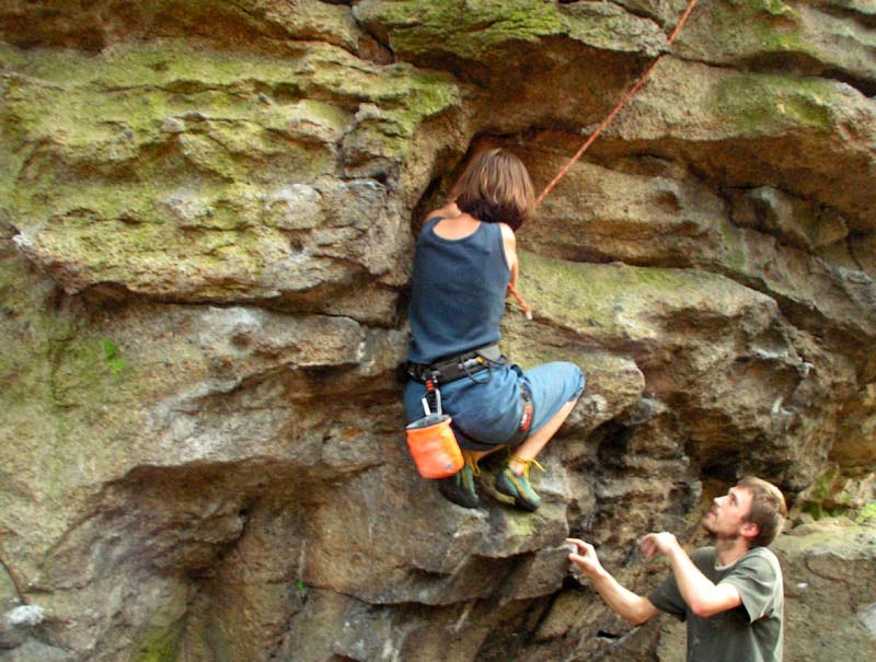 Czechia - rock climbing in Choustnik 12