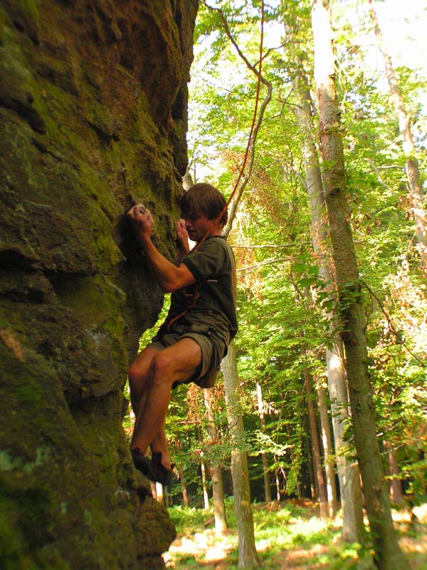 Czechia - rock climbing in Choustnik 16