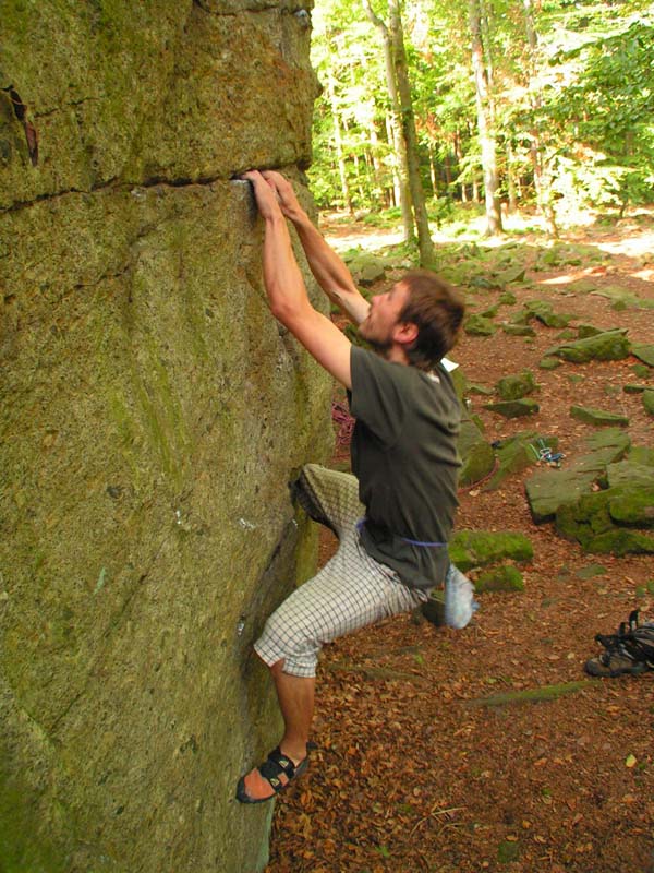 Czechia - rock climbing in Choustnik 17