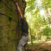 Czechia - rock climbing in Choustnik 19