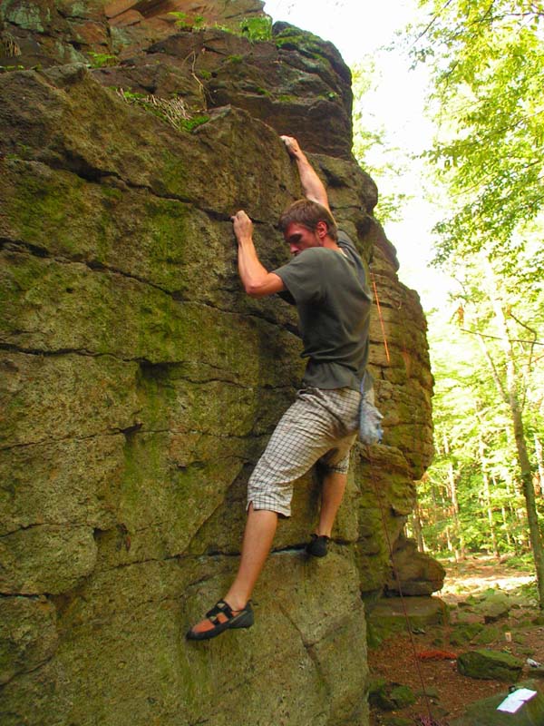 Czechia - rock climbing in Choustnik 20