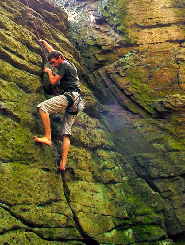 Czechia - Brano rock climbing in Choustnik