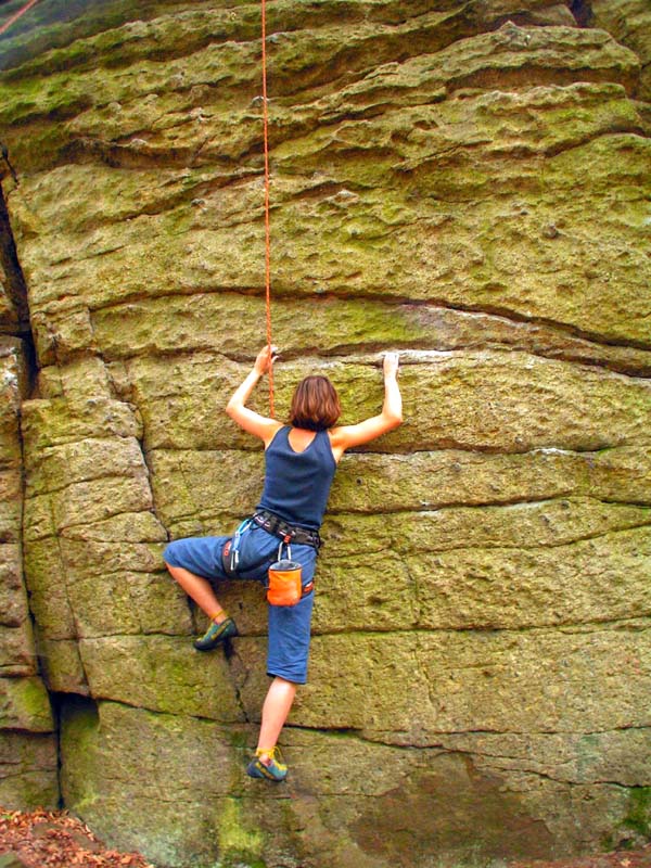 Czechia - rock climbing in Choustnik 22