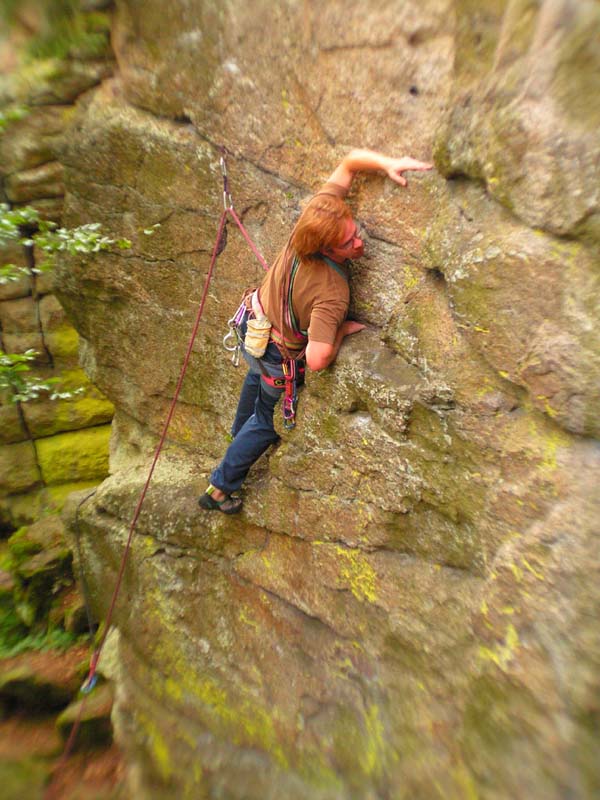 Czechia - rock climbing in Choustnik 23
